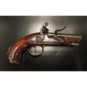 Small Travel Flintlock Pistol, 18th Century, Signed Chapon l'Ainé.
