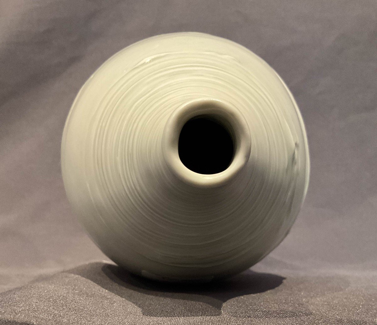 Japanese Celadon  Vase - Reference: Jz202-photo-2