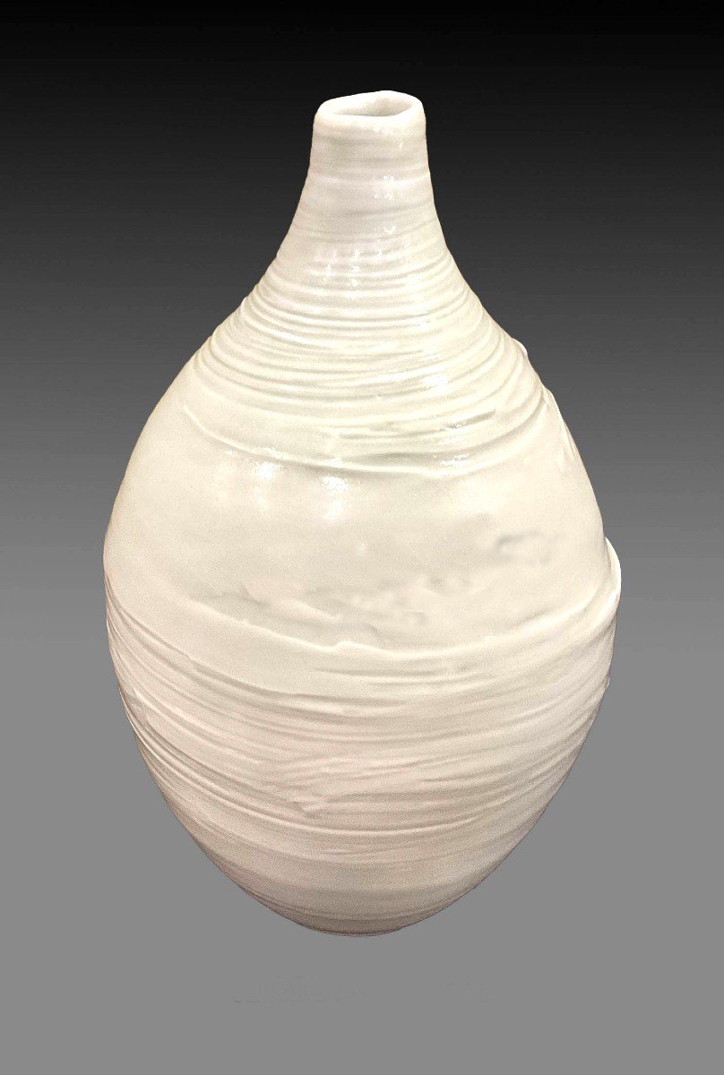 Japanese Celadon  Vase - Reference: Jz202