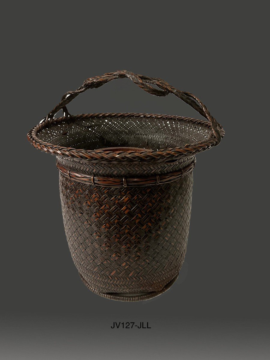Japanese Bamboo Basket - Ref: Jv127