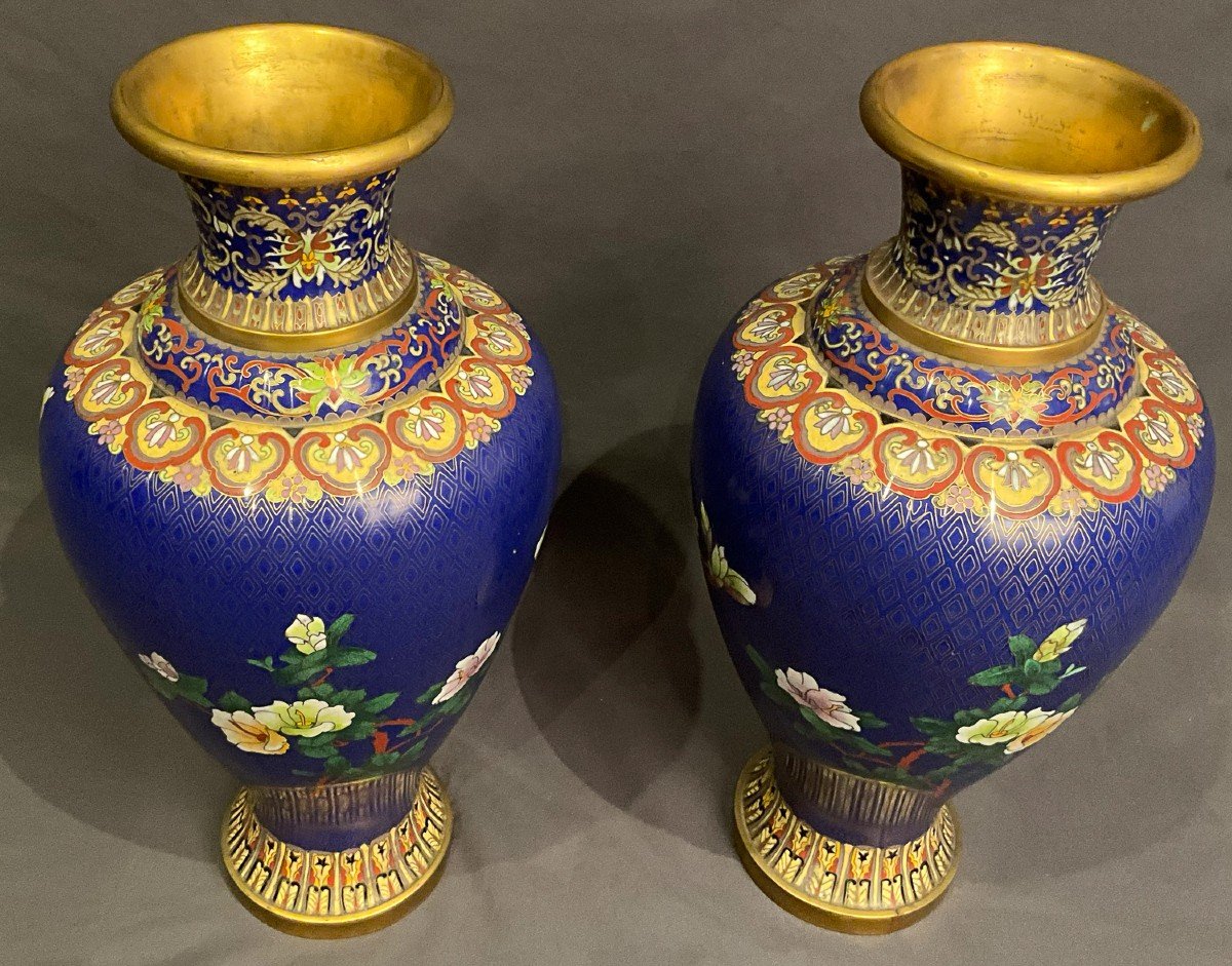 Pair Of Japanese Vases - Ref: Jw009-photo-3