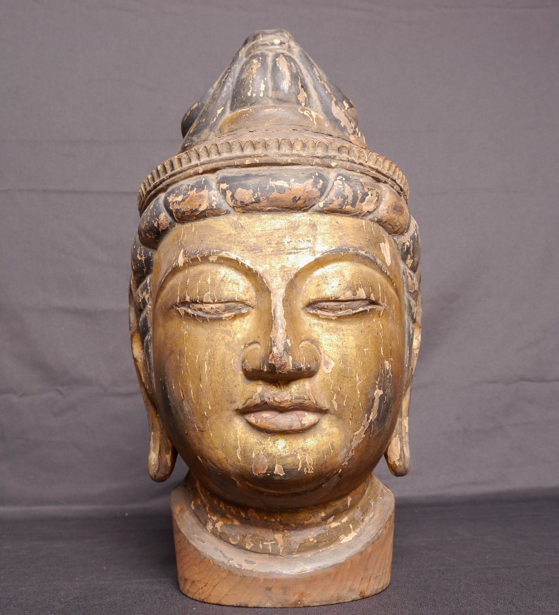 Japanese Buddha Head-photo-4