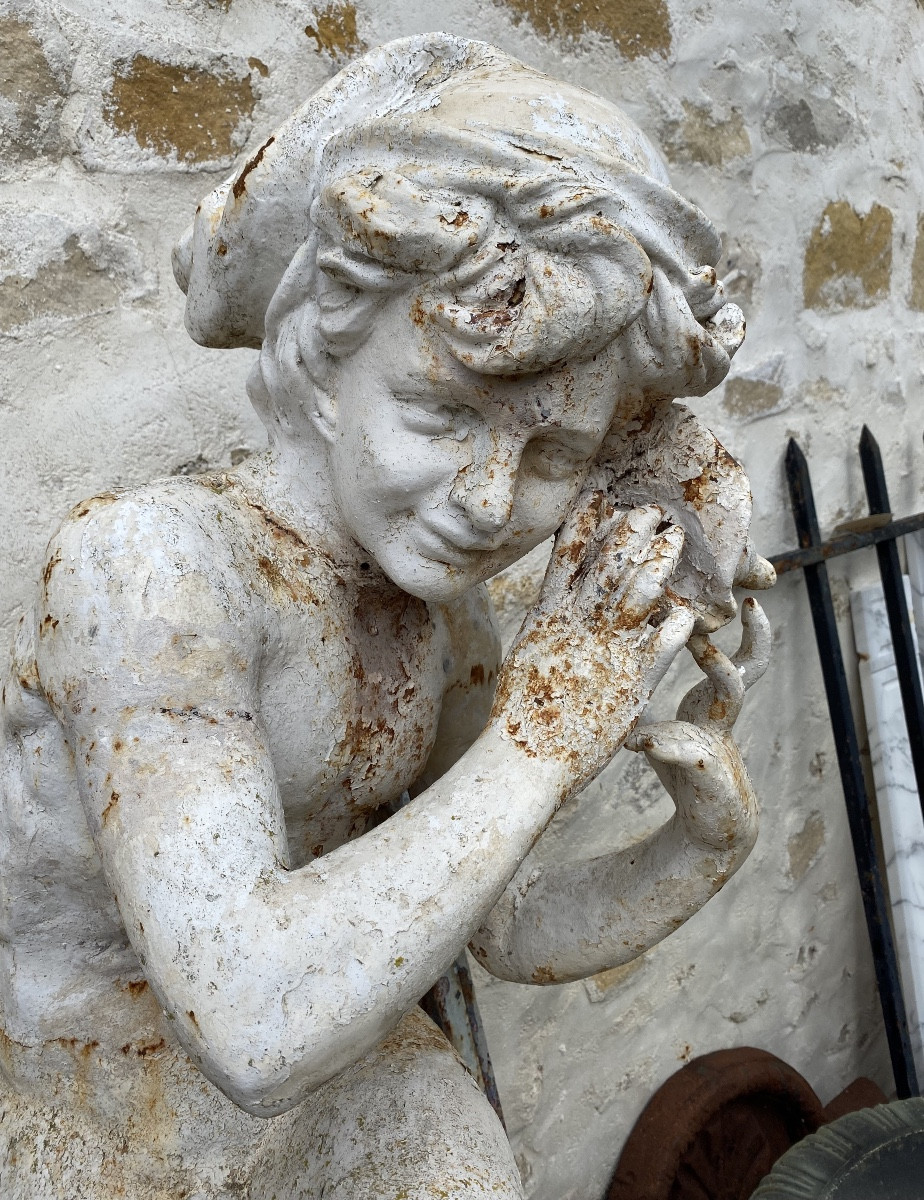 Cast Iron Garden Statue-photo-2