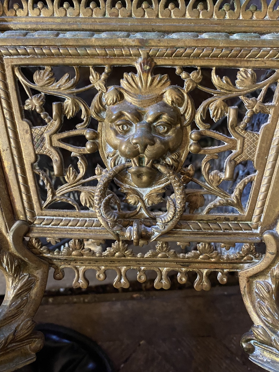 jardinière en bronze ouvragé -photo-2