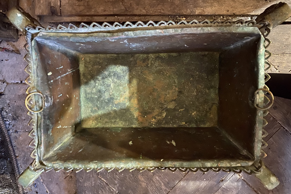 jardinière en bronze ouvragé -photo-3