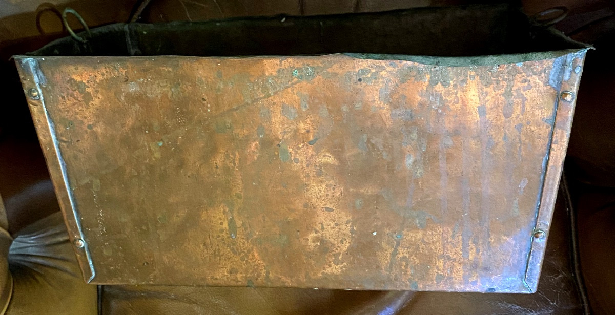 jardinière en bronze ouvragé -photo-1