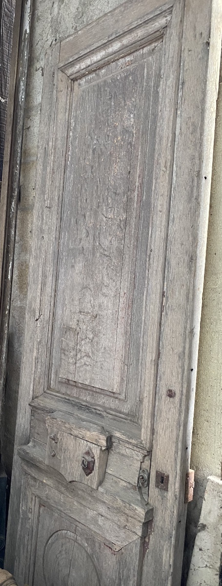 Porte d'entrée en chêne-photo-1