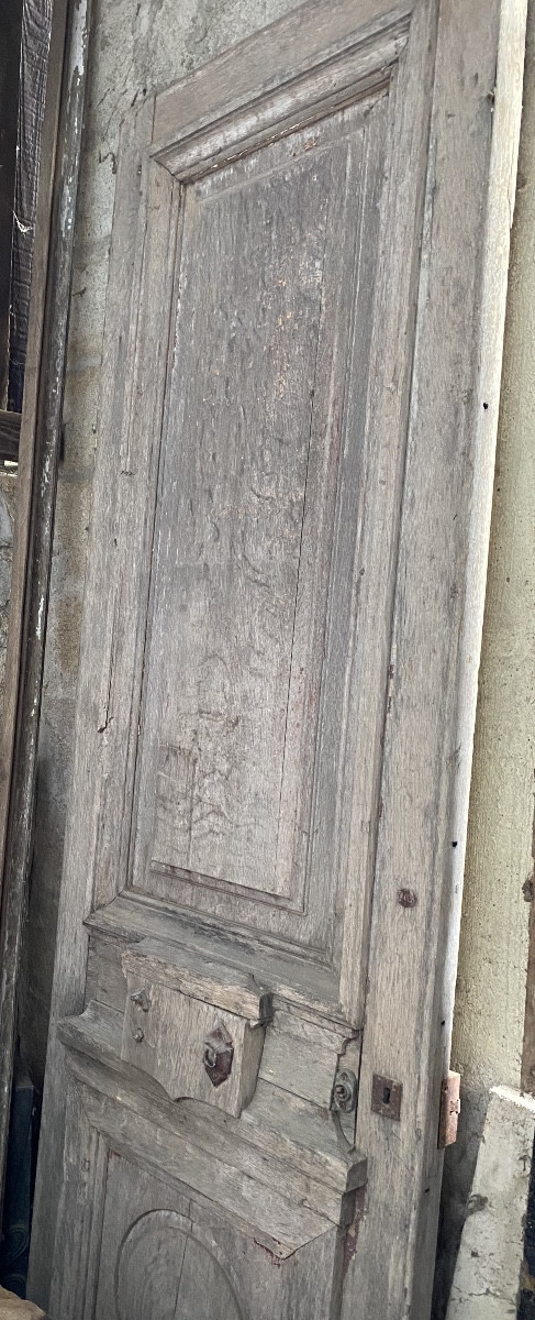 Porte d'entrée en chêne