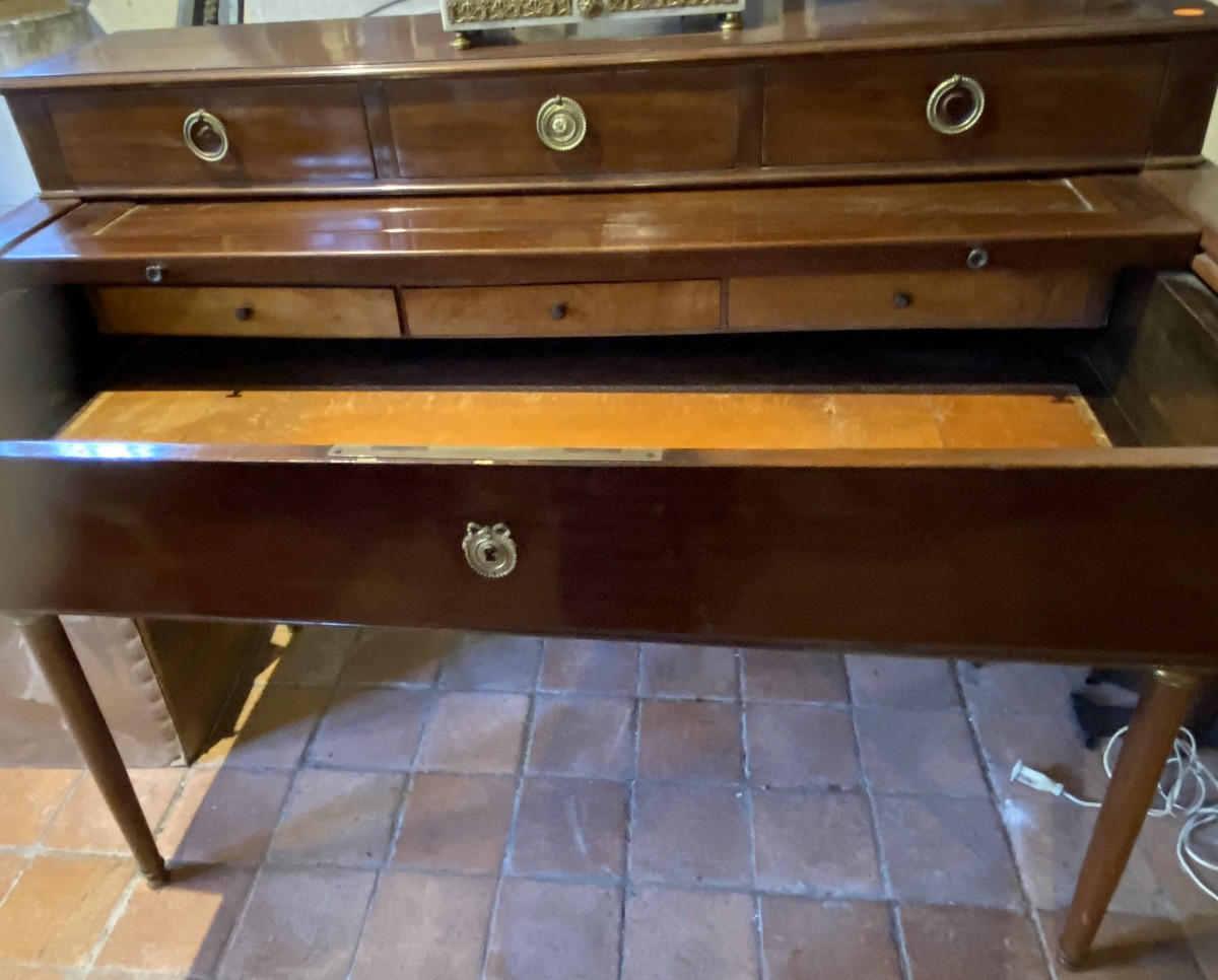 bureau Louis XVI à système -photo-4