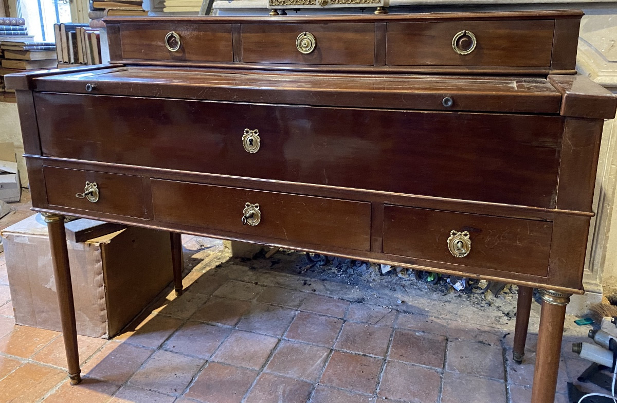 bureau Louis XVI à système 