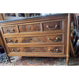 Commode Louis XVI Acajou