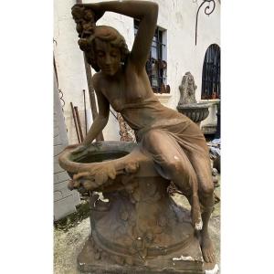 Art Nouveau Garden Statue