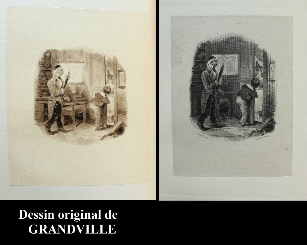 Béranger Oeuvres chez Perrotin + suites dont érotiques & dessins originaux dont GRANDVILLE-photo-3