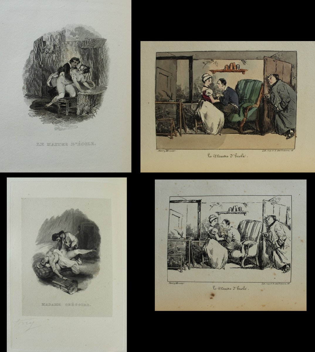 Béranger Works At Perrotin + Suites Including Erotic & Original Drawings Including Grandville-photo-4