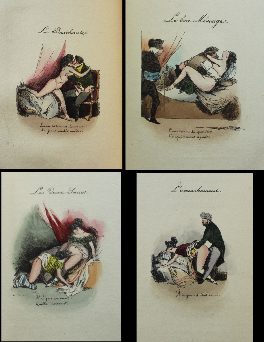 Béranger Oeuvres chez Perrotin + suites dont érotiques & dessins originaux dont GRANDVILLE-photo-2