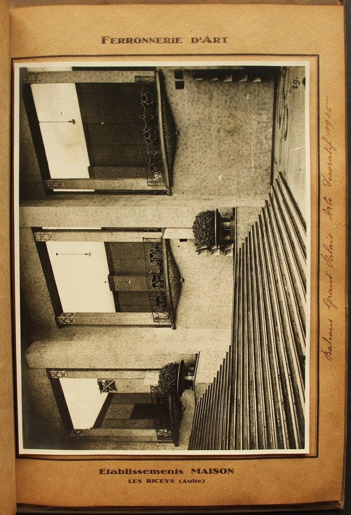 Catalogue Etablissements Maison Le Rincey (10) Fer Forgé 22 Photographies Originales 1925 -photo-3