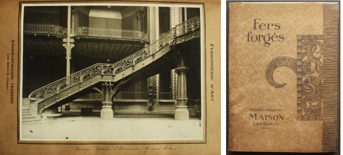 Catalogue Etablissements Maison Le Rincey (10) Fer Forgé 22 Photographies Originales 1925 