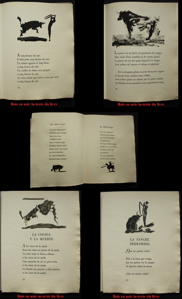Picasso Garcia Lorca "funeral Song" 1/30 Ex. On Auvergne + Suites & Original Prints-photo-8