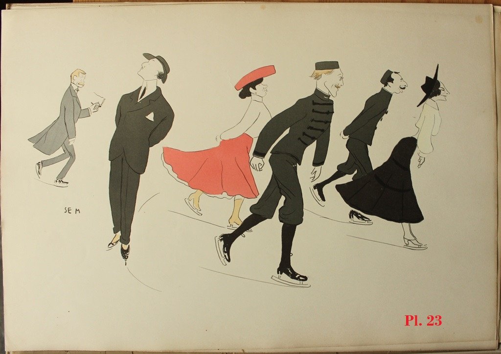 SEM (Georges Goursat) Album dit Maxim's, 25 lithographies originales dont 6 planches double-photo-7