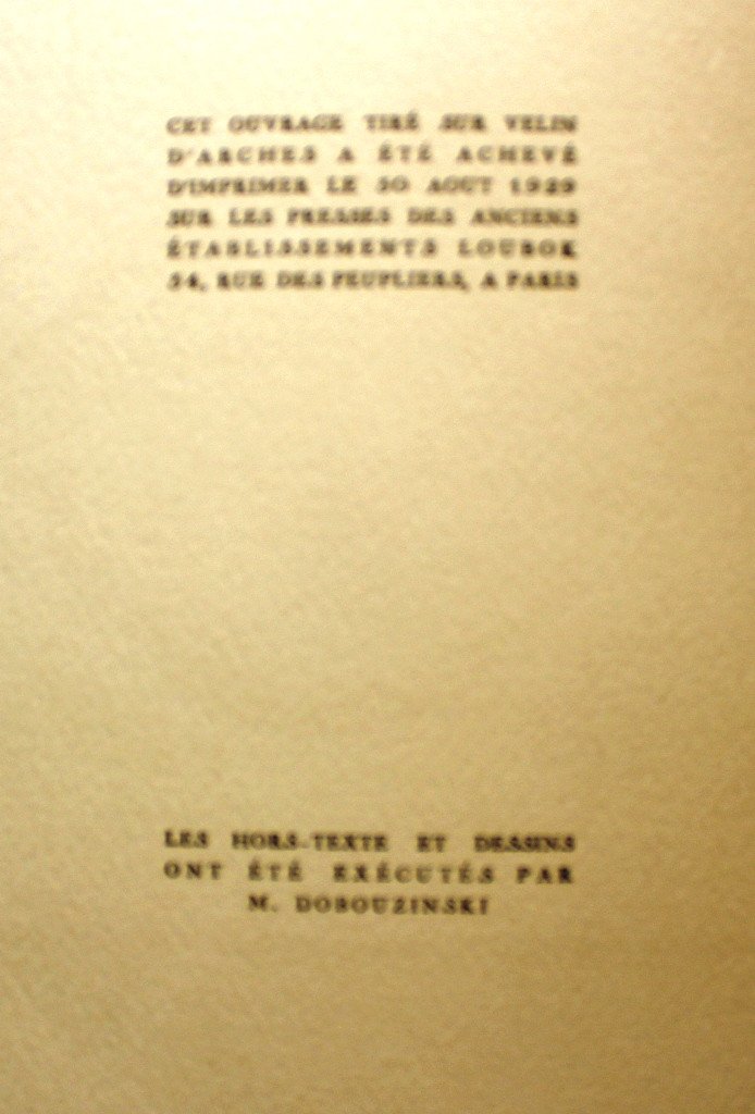 Rare "biarritz Chiberta, The Golf, The Villas" Illustrated Doboujinski Superb Ex. 1929 Art Deco-photo-3