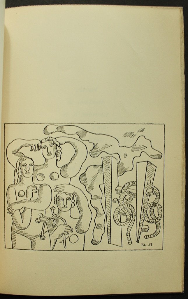 Robert GANZO "Orénoque" 3 lithographies originales de Fernand LEGER tiré à 150 ex. Dédicacé-photo-2