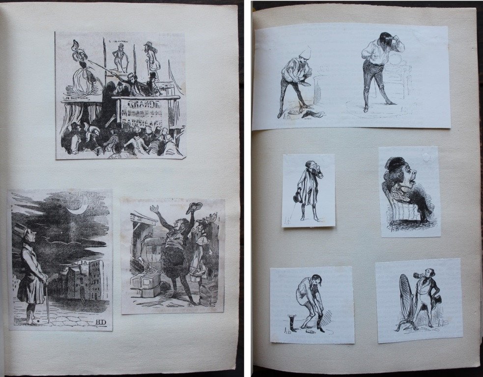 Honoré Daumier Physionomies & Physiologies 81 Pl. + Original Drawing + 400 Thumbnails Added-photo-3