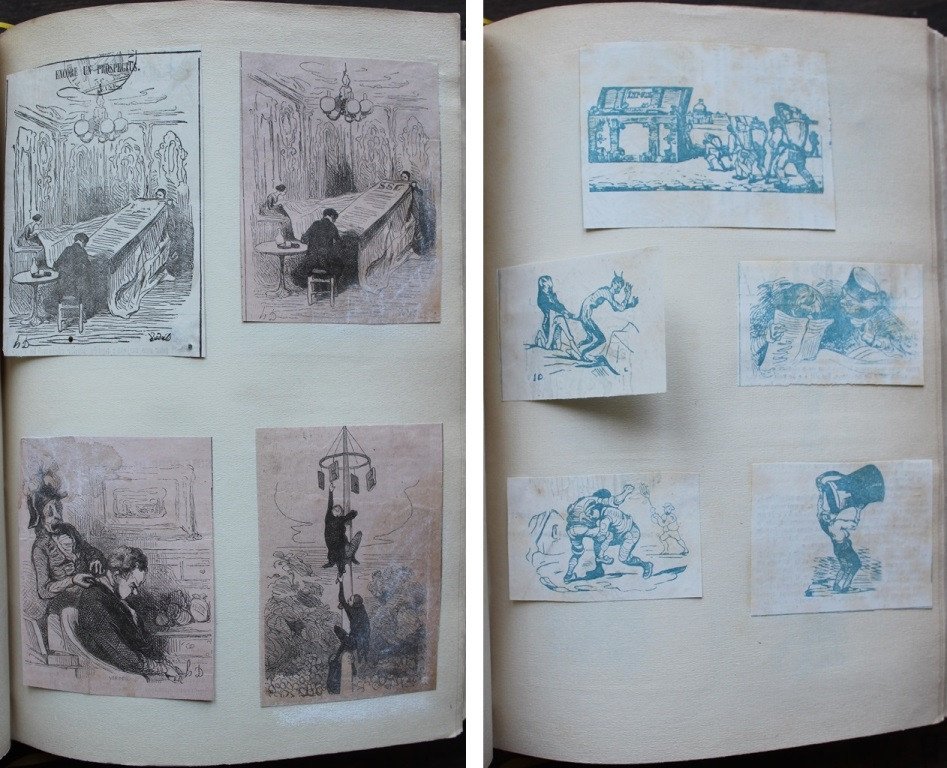 Honoré Daumier Physionomies & Physiologies 81 Pl. + Original Drawing + 400 Thumbnails Added-photo-4