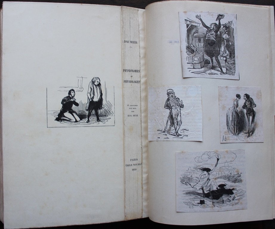 Honoré Daumier Physionomies & Physiologies 81 Pl. + Original Drawing + 400 Thumbnails Added-photo-6