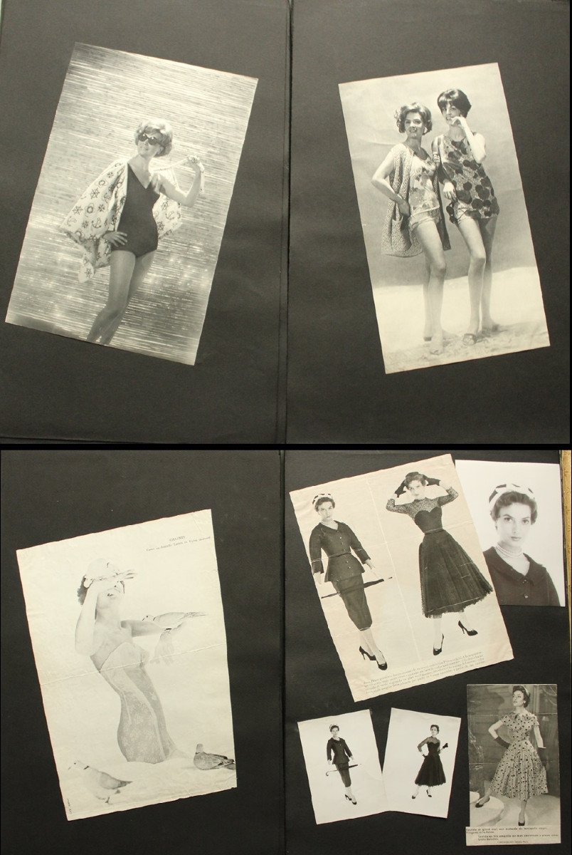 Véronique DAFFIX "BOOK" Mannequin chez CARVEN BALMAIN GIVENCHY... Années 50-60-photo-4