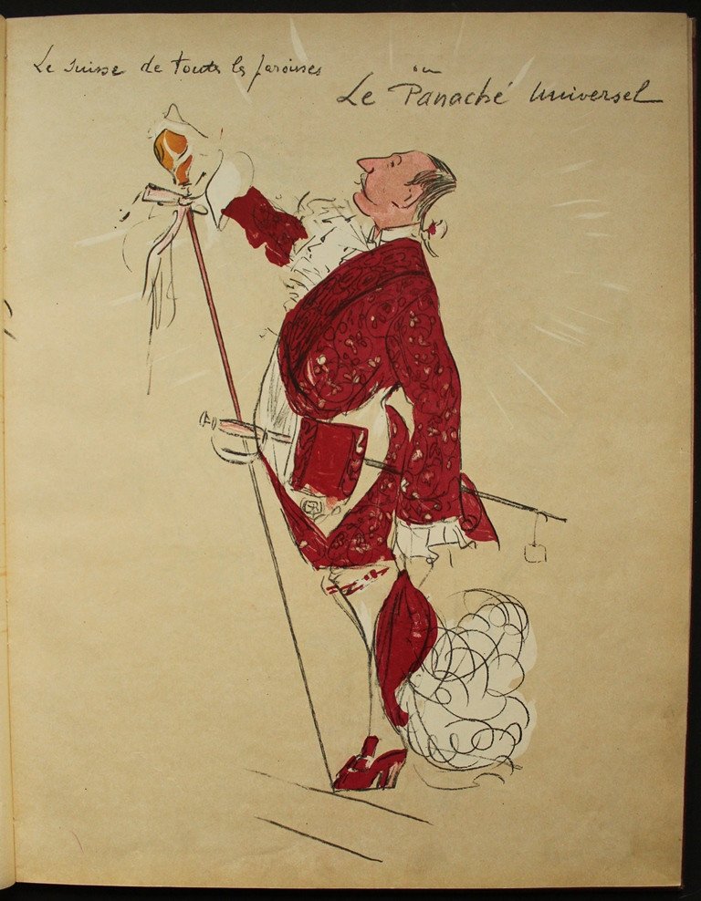RABAJOI "La Saint-Guy" RARE ALBUM de 50 Planches en Couleurs esprit SEM ca. 1920-photo-4