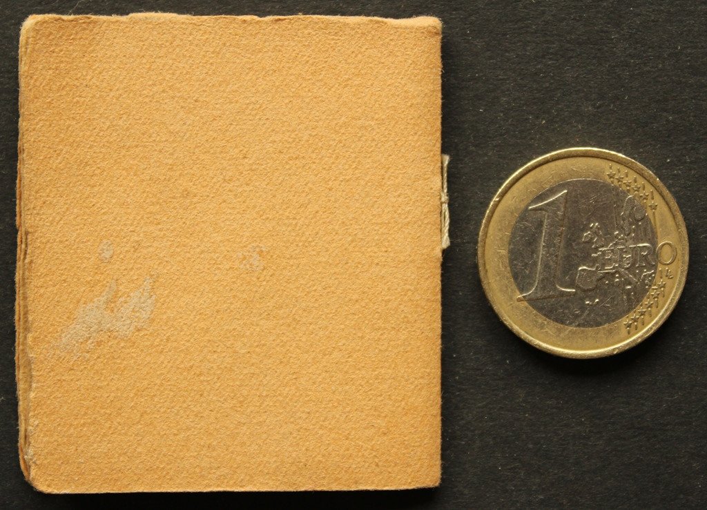 Minuscule Miniature Book éd. PAB William BOTT "Tout dort" traduction de Seuphor Tiré à 25 ex-photo-2