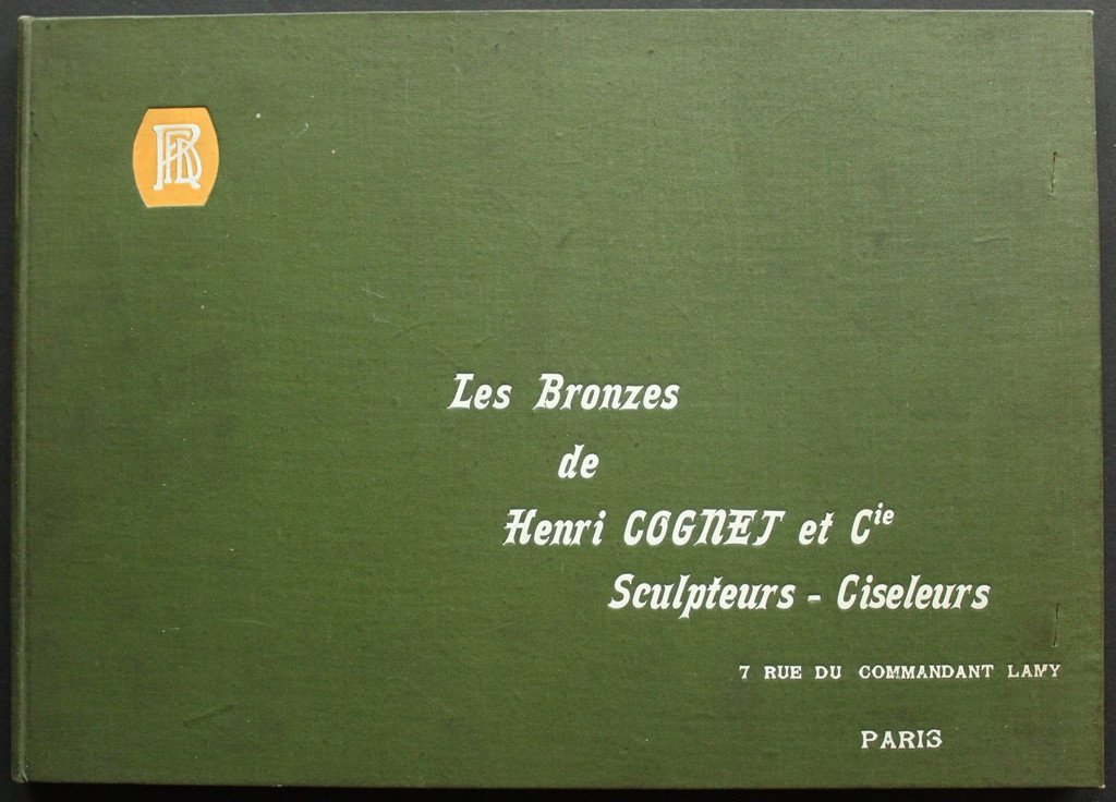 Advertising Catalog Portfolio Ornamental Bronzes Henri Cognet & Cie Ca. 1900