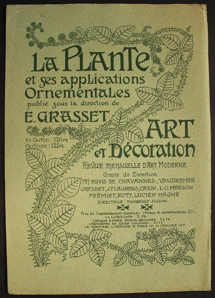 MAURICE PILLARD VERNEUIL Couverture Originale estampée pour "L'Animal dans la décoration" N°8-photo-3