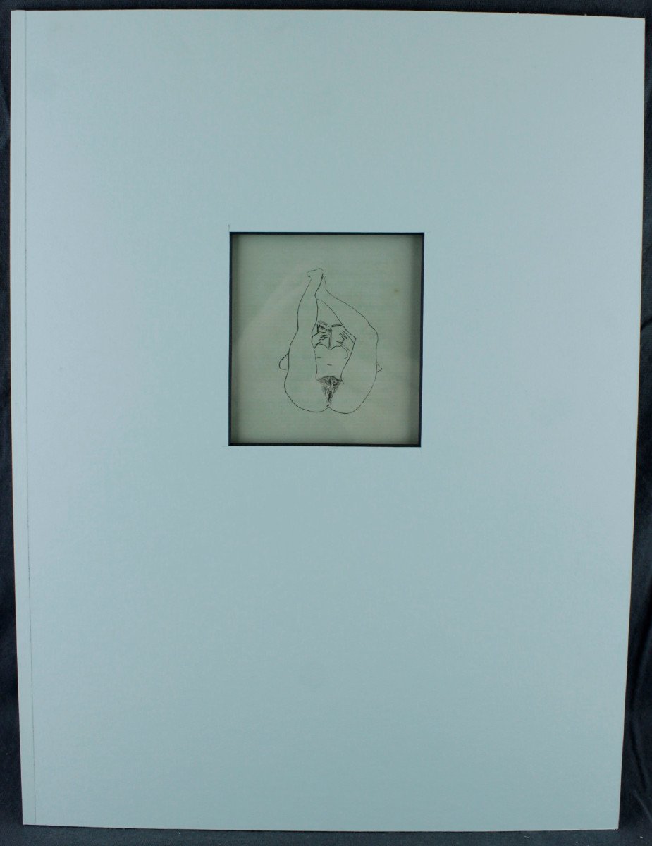 [léonard Tsuguharu Foujita] La Lectrice - Rare Proof On Rives Laid Paper + Text-photo-2