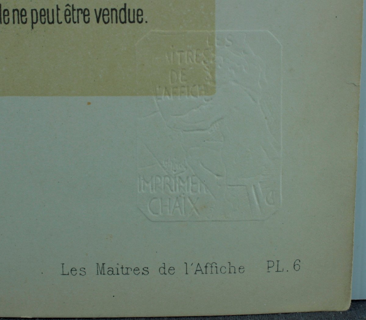 Planche Originale H.G. IBELS "L'escarmouche" Les Maitres de l'Affiche pl. 6 Georges Darien-photo-3