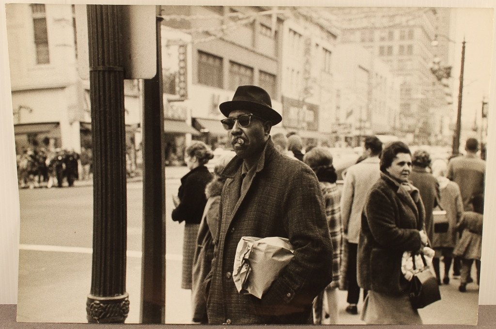Edouard Boubat - Birmingham 64 (usa) Original Photograph Stamped By The Photographer Segregation