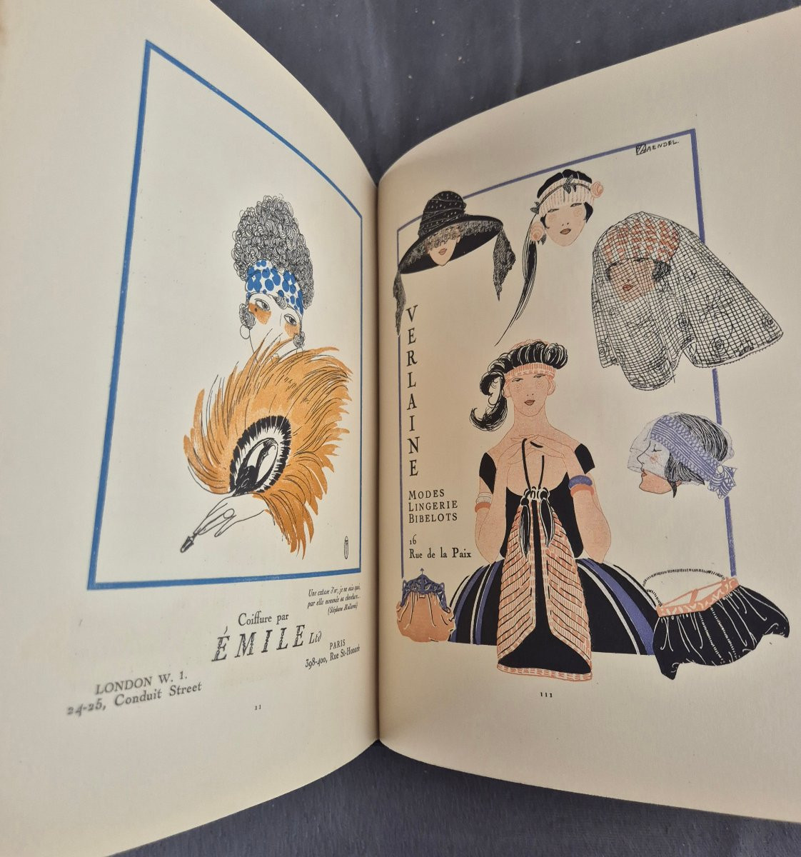Gazette Du Bon Ton Year 1920 Complete 10 Issues Bound In 2 Volumes 79 Stencils & 48 Plates-photo-4