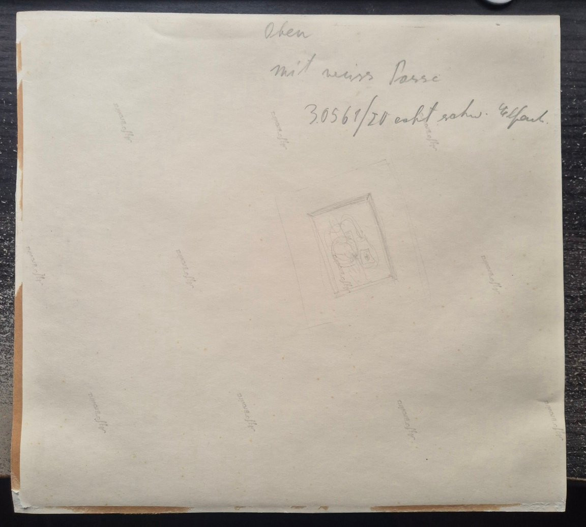 ANONYME "Composition surréaliste" Photographie originale 26,5 x 29,2 cm c.1930-40 Allemand (?)-photo-2