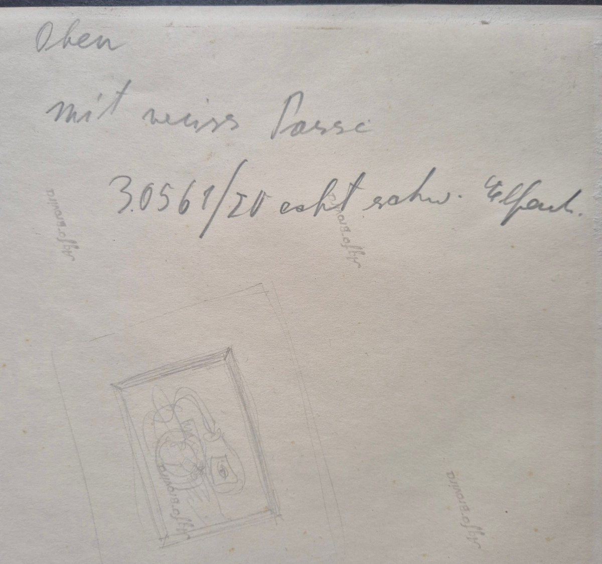 ANONYME "Composition surréaliste" Photographie originale 26,5 x 29,2 cm c.1930-40 Allemand (?)-photo-3