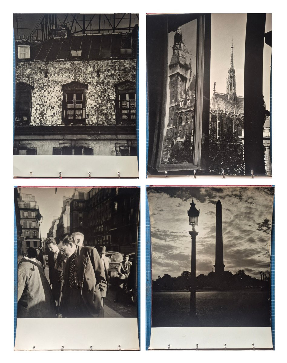 Albert Monier 23 Very Large Original Photographic Prints On Paris C.1955-photo-4