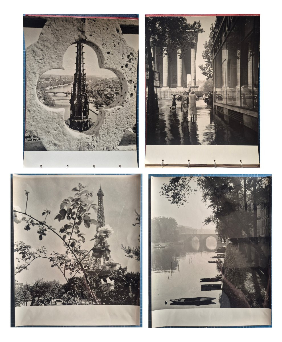 Albert Monier 23 Very Large Original Photographic Prints On Paris C.1955-photo-1