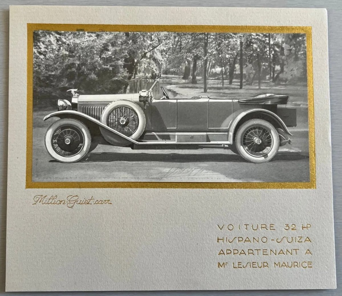 Hispano Suiza 1922 Portfolio-catalog, H6 Chassis – 32 Hp – Six-cylinder 100 X 140 -photo-4