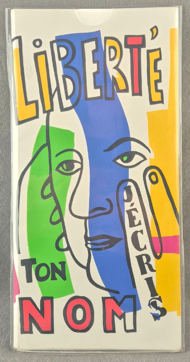 Paul Eluard, "liberté, J'écris Ton Nom," Illustrated By Fernand Leger, 3rd Edition (known As The "de Klein" Edition), C. 1960 