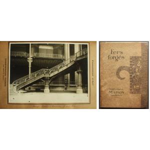 Catalogue Etablissements Maison Le Rincey (10) Fer Forgé 22 Photographies Originales 1925 
