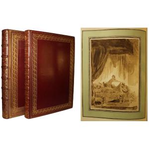 Fragonard "tales Of La Fontaine" Superb Facsimile Of The Béraldi Manuscript 1934-38