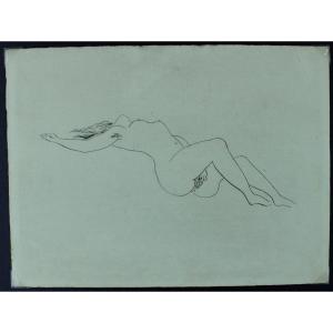[leonard Tsuguharu Foujita] – Ecstasy. Rare Original Erotic Drypoint Test Proof