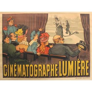 ROJAC d'après AUZOLLE "L'Affiche de Cinéma de 1895 à 1946" Exposition Très rare Lithographie