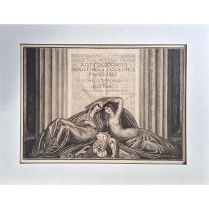 Rigal - Exposition Des Arts Décoratifs Et Industriels Modernes De 1925 - Commemorative Diploma