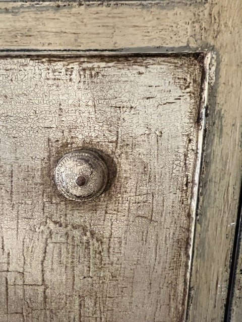 Gustavian Metal Doors And Aged Mirrors-photo-4