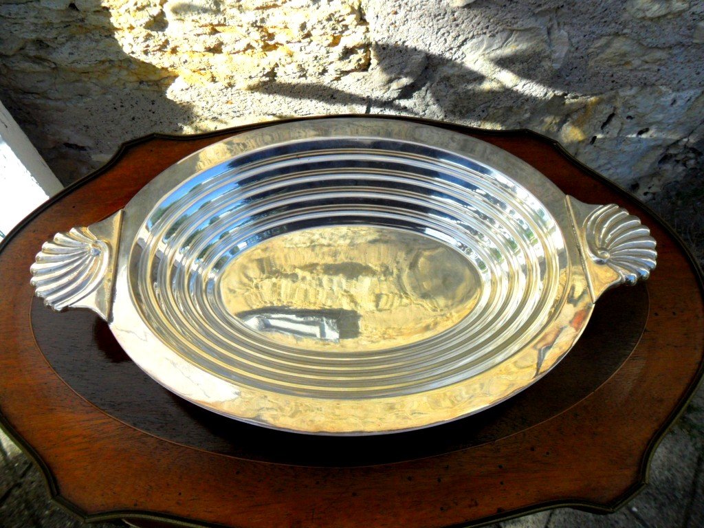 Hollow Dish, Art Deco Christofle-photo-2